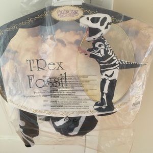 Halloween Dinosaur Skeleton Costume, Like New! 4-6